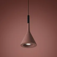 Lampy sufitowe - Foscarini Lampa wisząca designerska Aplomb, możliwość ściemniania, czerwony, kuchnia, beton, design - miniaturka - grafika 1