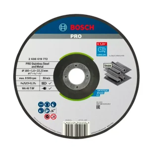 Tarcza do cięcia metalu 180x22,23 mm Bosch 2608619772 - Tarcze do pił - miniaturka - grafika 1