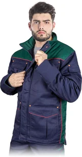 KURTKA OCHRONNA OCIEPLANA REIS BTO; GRANATOWO-ZIELONY (XXXL) - Odzież robocza - miniaturka - grafika 1