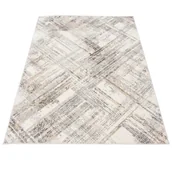 Dywany - Szaro-beżowy dywan z przecieraną kratką Z3-M89 - miniaturka - grafika 1