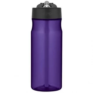 THERMOS Butelka nawadniająca Thermos ze słomką 530 ml fioletowa 320121 - Shakery i bidony sportowe - miniaturka - grafika 1