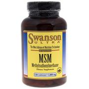 Suplementy naturalne - Swanson Ultra MSM TruFlex 1000 mg, 120 kapsułek - miniaturka - grafika 1
