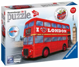 Ravensburger 3D Puzzle 125340 Londyński autobus 216 elementów - Puzzle - miniaturka - grafika 1