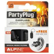 Akcesoria BHP - Alpine Hearing Protection Alpine PartyPlug czarne zatyczki do uszu - miniaturka - grafika 1