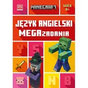 Książki edukacyjne - Minecraft. Język angielski. Megazadania 8+ - miniaturka - grafika 1