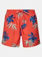 Kąpielówki męskie - Quiksilver Szorty kąpielowe Everyday Mix Volley AQYJV03147 Czerwony Regular Fit - miniaturka - grafika 1
