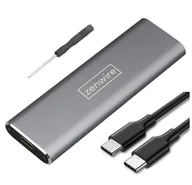 Obudowy i kieszenie na dyski twarde - Adapter Kieszeń Na Dysk Ssd M.2 Usb-C Obudowa M2 Sata Zenwire - miniaturka - grafika 1