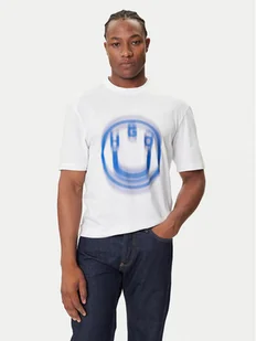 HUGO T-Shirt Nalax 50543493 Biały Regular Fit - Koszulki męskie - miniaturka - grafika 1