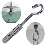 Kołki - Kołek rozporowy z hakiem sufitowym 10x50mm 100szt - miniaturka - grafika 1