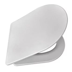 Deska wolnoopadająca VENO SLIM duroplast biała - Deski sedesowe - miniaturka - grafika 1