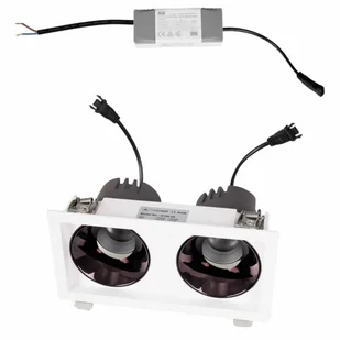 Lampa wpuszczana z zasilaczem i modułem LED SPILIO H190.05 + 2xHM190 3000K + HT190 OF/OFF Maxlight LED 10W 4000K IP65 czarna biała - Lampy ogrodowe Lampa wpuszczana z zasilaczem i modułem LED SPILIO H190.05 + 2xHM190 3000K + HT190 OF/OFF Maxlight LED 10W 4000K IP65 czarna biała - Lampy ogrodowe - miniaturka - grafika 1