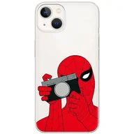 Etui i futerały do telefonów - ERT GROUP etui na telefon Iphone 13 MINI, case oryginalny i oficjalnie licencjonowany przez Marvel, wzór Spider Man 026, optymalnie dopasowane, plecki z TPU częściowo przeźroczyste - miniaturka - grafika 1