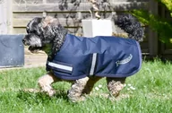 Płaszcze damskie - Rhinegold Wodoodporny płaszcz dla psa-18 (45 cm) - granatowy - miniaturka - grafika 1
