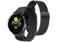 Akcesoria do smartwatchy - Bransoleta Milanese pasek Alogy do Gear S3 / Watch 46mm (22mm) 236mm Czarna - miniaturka - grafika 1