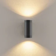 Lampy ogrodowe - Deko-Light Kinkiet zewnętrzny ShoreLine Pro Round, możliwość ściemniania, czarny, aluminium, nowoczesny - miniaturka - grafika 1