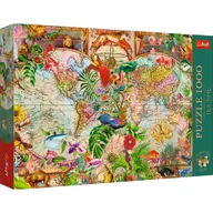 Puzzle - Puzzle, Trefl Premium Plus, Tea Time: Antyczna mapa świata, 1000 el. - miniaturka - grafika 1