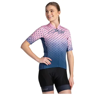 Damska koszulka rowerowa Kilpi Ritael Rozmiar: XL / Kolor: różowy/niebieski - Koszulki sportowe damskie - miniaturka - grafika 1