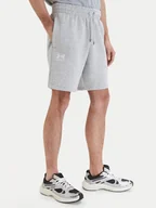 Spodenki męskie - Under Armour Szorty sportowe UA Icon Fleece 1380377 Szary Regular Fit - miniaturka - grafika 1
