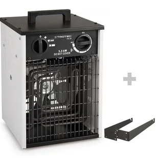 Trotec Nagrzewnica elektryczna TDS 20 biała + Mocowanie na ścianę i pod sufit - Nagrzewnice - miniaturka - grafika 4