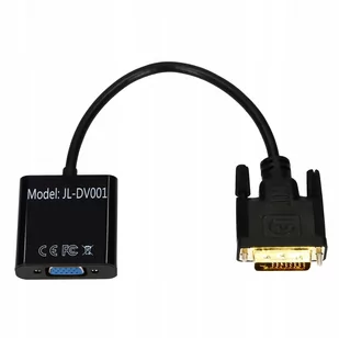 Adapter Konwerter DVI do Vga D-sub 24+1 przejściów - Adaptery i przejściówki - miniaturka - grafika 1