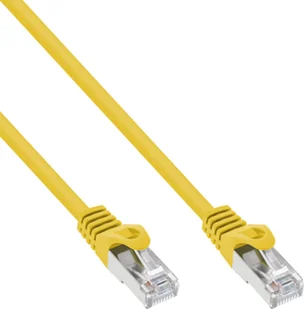 InLine 40pcs. pack Bulk-Pack InLine® Patch cable, SF/UTP, Cat.5e, yellow, 2m B-72502Y - Patchcordy - miniaturka - grafika 1