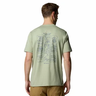 Męska koszulka Columbia Kettle River Back Graphic safari/trailgu - L - Koszulki męskie - miniaturka - grafika 1