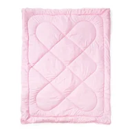 Kołdry - Kołdra wełniana 200x220 różowa Karo - miniaturka - grafika 1