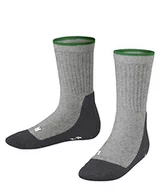 Skarpetki damskie - FALKE Uniseks - dzieci Skarpety Active Everyday K SO Wiskoza Bawełna cienkie oddychające 1 Para, Szary (Light Grey 3400), 35-38 (9-12 lata) - miniaturka - grafika 1