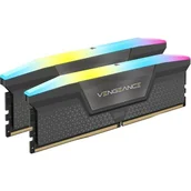 Pamięci RAM - Pamięć Corsair DDR5-6000 32768MB PC5-48000 (Kit of 2x16384) Vengeance RGB Black (CMH32GX5M2E6000Z36) - miniaturka - grafika 1