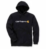 Bluzy męskie - Bluza Carhartt Signature Logo Midweight Black M - miniaturka - grafika 1