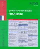 Książki do nauki języka francuskiego - zbiorowa Praca Gramatyka błyskawicznie. Francuski PONS - miniaturka - grafika 1