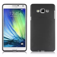Etui i futerały do telefonów - Samsung cador Abo silikonowe etui pokrowiec ochronny na Galaxy A7 (5) (model 2015) TPU Case Cover ze stali nierdzewnej o wyglądzie szczotkowanej firmy (Brushed), czarny DE-104693 - miniaturka - grafika 1