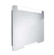 Lustra - Nimco Lustra - Lustro z oświetleniem LED, 80x70 cm, aluminium ZP 22003 - miniaturka - grafika 1
