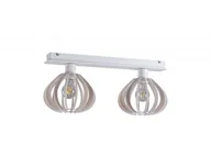 Lampy sufitowe - Keter Lighting Nicoleta WH lampa sufitowa 2-punktowa 802 - miniaturka - grafika 1