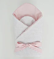 Rożki i beciki - ROŻEK BIAŁY W SZARE KROPKI - miniaturka - grafika 1