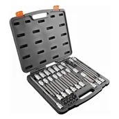 Śrubokręty - Topex Bity Torx 1/2" zestaw 38 szt. 08-710 - miniaturka - grafika 1