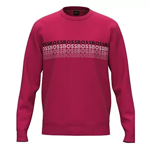 BOSS Bluza męska Salbo 1, M Pink660, M, Medium Pink660, M - Bluzy męskie - miniaturka - grafika 1