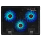 Chłodzenie procesora - Defender Podstawka chłodząca Defender Podstawka chłodząca Defender NS-501 laptop notebook 15,6-17&quot 2xUSB 3 fans podświetlenie + GRA 29501 - miniaturka - grafika 1