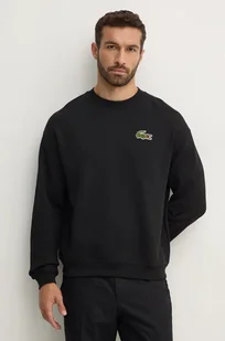 Lacoste bluza męska kolor czarny gładka SH2741 - Bluzy męskie - miniaturka - grafika 1