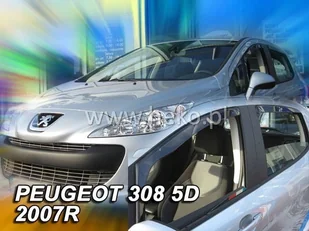 Peugeot 308 I 2007-2013r heczbek Owiewki Drzwi Heko - Akcesoria motoryzacyjne - miniaturka - grafika 1
