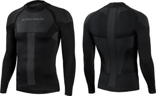 Kross, Koszulka męska, Base Two, czarny, rozmiar L/XL - Koszulki rowerowe - miniaturka - grafika 1