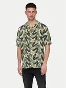 Koszule męskie - Only & Sons Koszula Wayne 22028616 Zielony Regular Fit - miniaturka - grafika 1