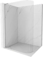 Ścianki i drzwi prysznicowe - Mexen Kioto L ścianka prysznicowa zaokrąglona Walk-in 120 x 200 cm, transparent, chrom - 800-120-103-01-06 - miniaturka - grafika 1