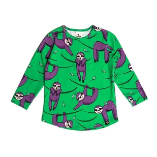 Longsleeve Zielony Leniwiec - Bluzki dla chłopców Longsleeve Zielony Leniwiec - Bluzki dla chłopców - miniaturka - grafika 1