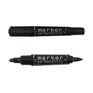 Markery permanentne - Marker Permanentny 89005 Dwustronny Czarny - miniaturka - grafika 1