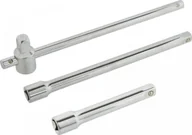 Klucze i nasadki - Geko POKRĘTŁO Z PRZEDŁUŻKAMI 1/2" 3EL. 20 G13510 GEKO - miniaturka - grafika 1