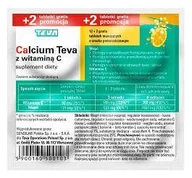 Witaminy i minerały - Teva Calcium 14 tabletek musujących 4057711 - miniaturka - grafika 1