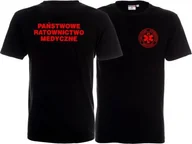 Odzież robocza - Promostars LPP - Koszulka ratownicza czarna męska - nadruk FLUO - miniaturka - grafika 1