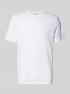 T-shirt z wyhaftowanym logo model ‘SUPIMA’ - Koszulki męskie - miniaturka - grafika 1