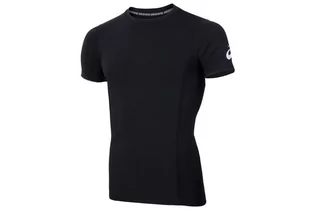 Koszulki męskie - Asics Base Top T-shirt 141104-0904, Męskie, t-shirt, Czarny - grafika 1